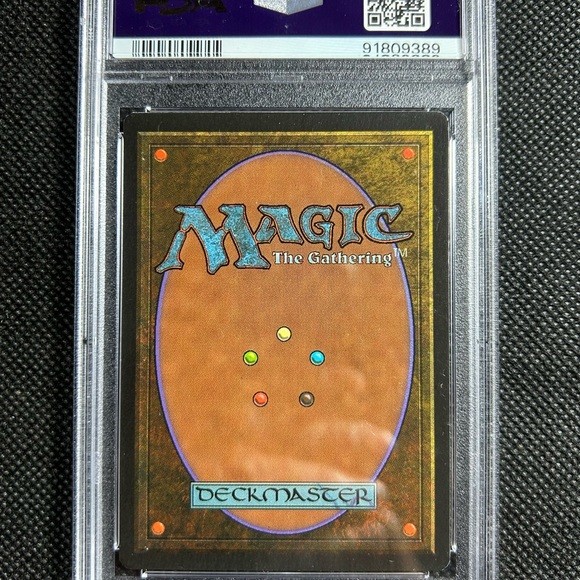 1994 MTG Magic the Gathering Revised BRAINGEYSER PSA 8 NM-MT Blue Rare - Picture 2 of 2